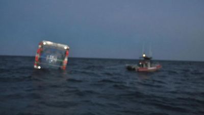 Image for story: 4th time is not the charm: Florida man arrested after latest attempt to cross the Atlantic in 'hamster wheel'