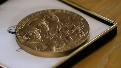 Image for story: Tuskegee Airman turns 100 years old: 'Looking forward to many more years'