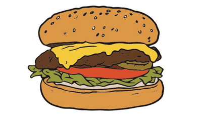 Image for story: Would you get a burger tattoo for free burgers for a year?