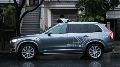 Image for story: IIHS faults Uber for deactivating Volvo's automatic emergency braking in fatal crash