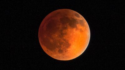 Image for story: A total lunar eclipse will be visible across the country Tuesday