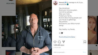 Image for story: Dwayne 'The Rock' Johnson and his family test positive for COVID-19