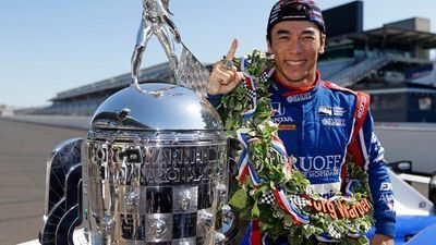 Image for story: Sato takes Michael Andretti to victory lane at Indy