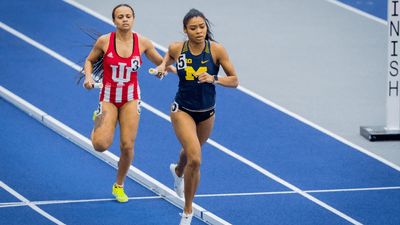 Image for story: Maryland woman goes viral after shattering records in collegiate track debut