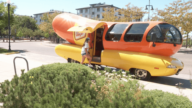 FILE - The iconic Oscar Mayer Wienermobile made a pit stop in Salt Lake City on Sept. 4, 2022. (Photo: Dario Jokic, KUTV)