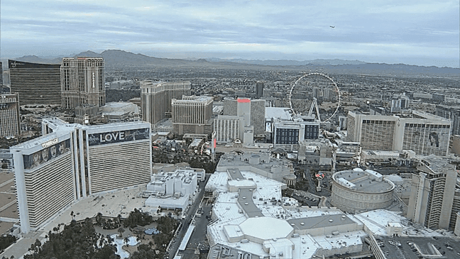 The Las Vegas Strip on Tuesday, Jan. 21, 2020. (KSNV)