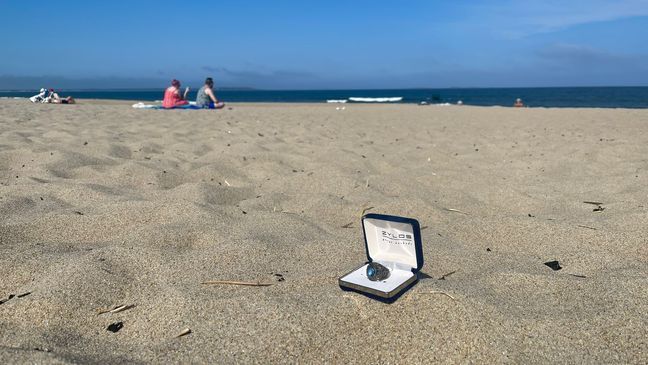 A man found a class ring in Old Orchard Beach while using his metal detector. (WGME)