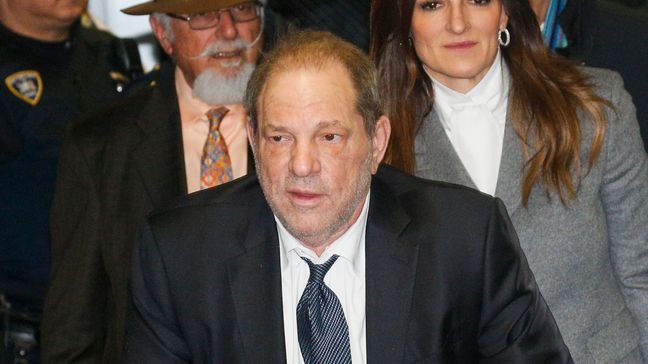 FILE -{&nbsp;} Harvey Weinstein leaves to the court on February 21 2020 in New York City. (Photo by Kena Betancur/Getty Images)