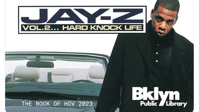 One of 13 versions of Brooklyn Public Library’s limited-edition Jay-Z membership cards is seen here. (Brooklyn Public Library and Roc Nation)