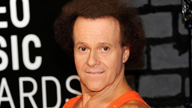 FILE - In this Aug. 25, 2013 file photo, Richard Simmons arrives at the MTV Video Music Awards in the Brooklyn borough of New York.{&nbsp;} (Photo by Evan Agostini/Invision/AP, File)