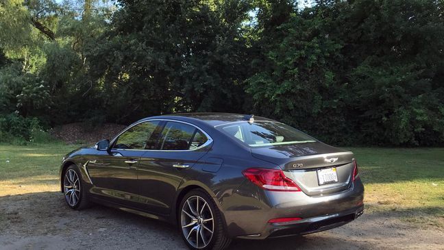 2019 Genesis G70 2.0T (Sinclair Broadcast Group / Jill Ciminillo)