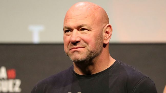 FILE - UFC President Dana White attends the ceremonial weigh-in for a UFC mixed martial arts event in Elmont, N.Y., July 15, 2022. (AP Photo/Gregory Payan, File)