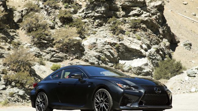 2018 Lexus RC F (Image courtesy of Toyota Motor Sales USA){p}{/p}