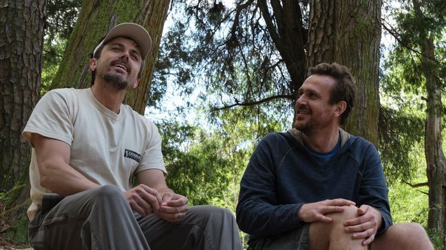 Jason Segel as Dane Faucheux, Casey Affleck as Matt Teague in Our Friend (Photo:{&nbsp;}Gravitas Ventures)