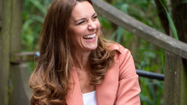 FILE - Britain's Kate, the Duchess of Cambridge visits the Urban Nature Project at the Natural History Museum, in London, June 22, 2021. (Geoff Pugh/Pool Photo via AP, File)