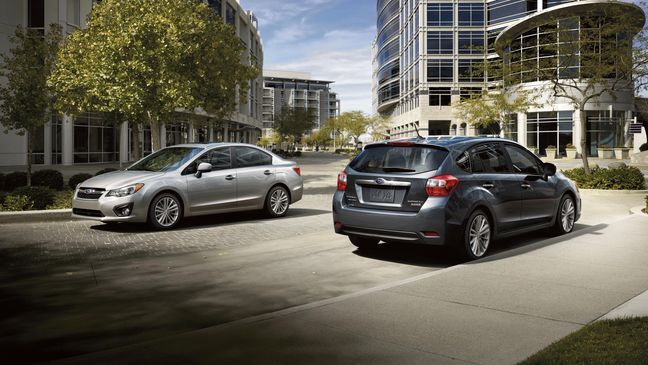 2013 Subaru Impreza 4-door and 5-door models{&nbsp;}(Image courtesy of Subaru of America)