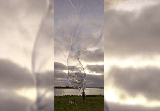 Image for story: California entertainer 'The Bubble Pirate' cited for 'fluid littering' at park