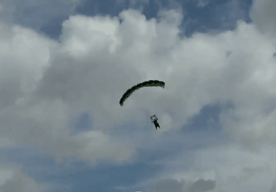 Image for story: WATCH: 80-year-old woman realizes her dream of skydiving