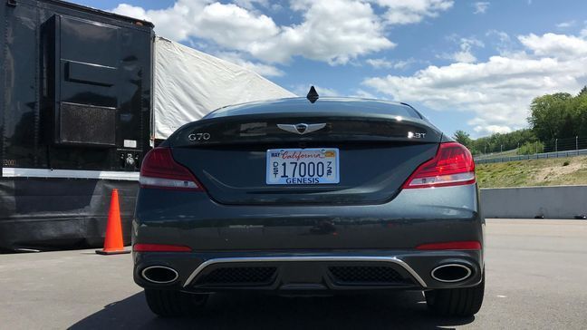 2019 Genesis G70 3.3T (Sinclair Broadcast Group / Jill Ciminillo)