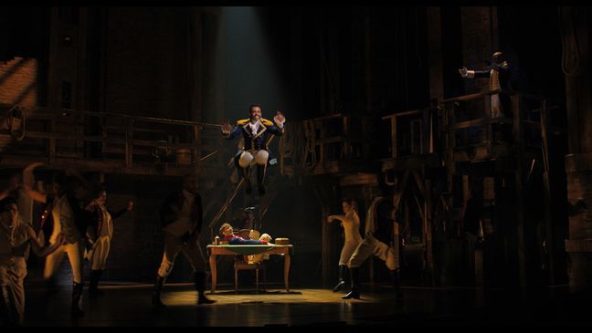 Daveed Diggs stars as Marquis de Lafayette in "Hamilton," the filmed version of the original Broadway production. (Photo: Disney)