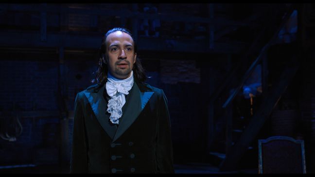 Lin-Manuel Miranda stars as Alexander Hamilton in "Hamilton," the filmed version of the original Broadway production. (Photo: Disney)