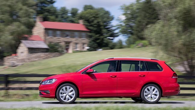 2018 Volkswagen Golf SportWagen{&nbsp;}(Image courtesy of Volkswagen USA)