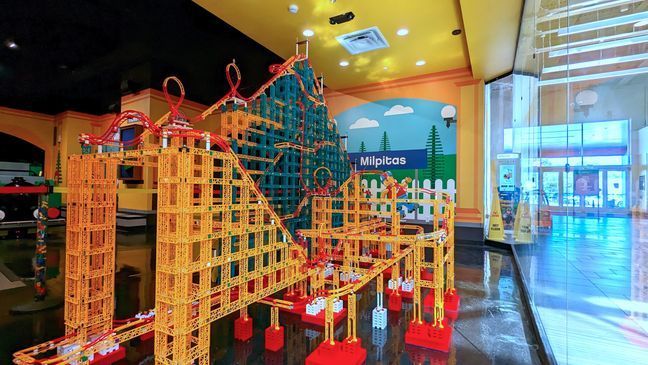 The LEGOLAND Discovery Center in the San Francisco Bay Area now houses a world record-setting LEGO roller coaster. (Photo courtesy of LEGOLAND Discovery Centers, North America)