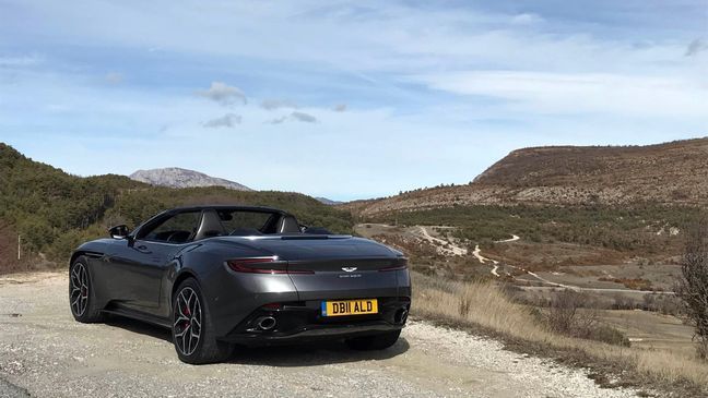 2019 Aston Martin DB11 Volante (Sinclair Broadcast Group / Jill Ciminillo)