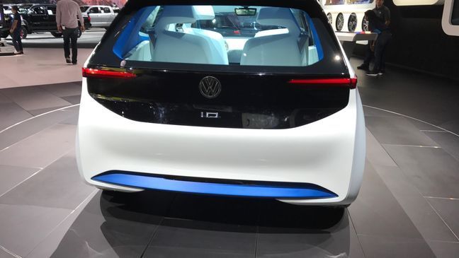 Volkswagen ID Concept on display at the 2017 Los Angeles Auto Show (Sinclair Broadcast Group / Jill Ciminillo)