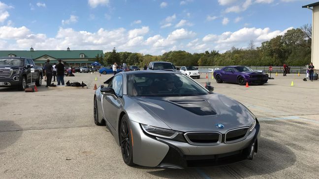 BMW i8 (Sinclair Broadcast Group / Jill Ciminillo)