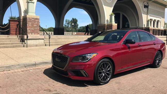 2018 Genesis G80 (Sinclair Broadcast Group / Jill Ciminillo)