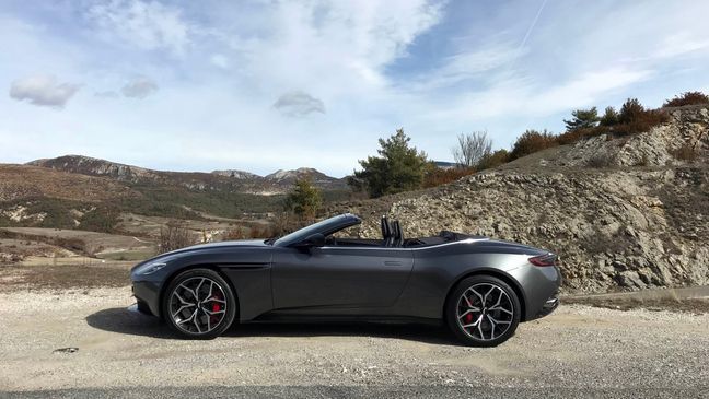 2019 Aston Martin DB11 Volante (Sinclair Broadcast Group / Jill Ciminillo)