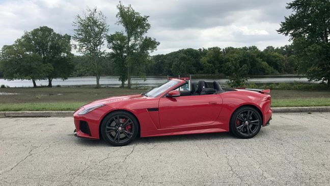 2017 Jaguar F-Type SVR Convertible (Sinclair Broadcast Group / Jill Ciminillo)