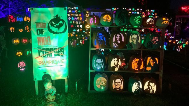 Rhode Island man raising funds for American Cancer Society with intricate Halloween display (Photo: Jessica A. Botelho/The National Desk) 