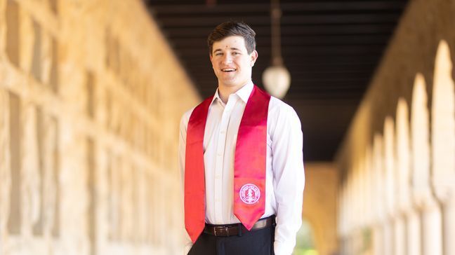 Stanford graduate Carson Poltorack is among the thousands who have volunteered to get coronavirus in hopes of helping find an effective vaccine (Photo: Carson Poltorack)