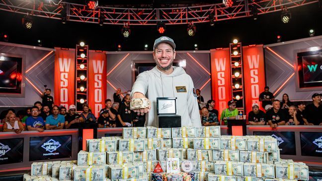 Daniel Weinman wins 2023 World Series of Poker Main Event (Courtesy: PokerNews)