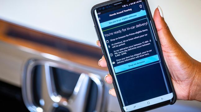 Honda Amazon Key Delivery Service (Image courtesy of Honda North America)