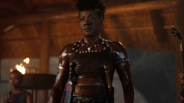 Viola Davis stars in THE WOMAN KING. (Photo: Sony Pictures)