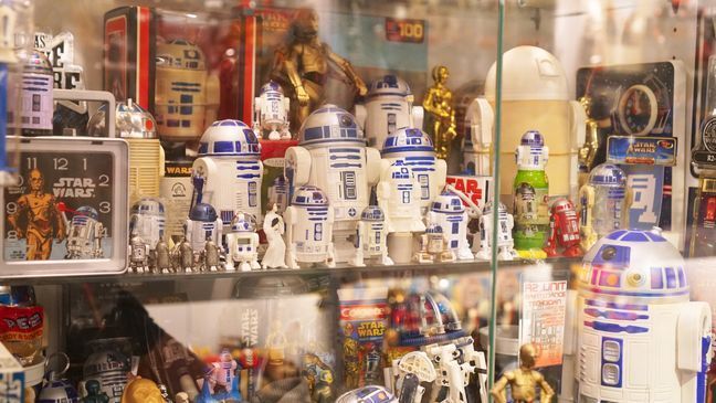 There are approximately 3,000 toy robots on display with hundreds more stashed away in Knedlhans' attic. (Photo: Emily Faber, The National Desk)