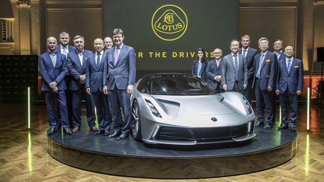 Lotus Evija electric hypercar{&nbsp;}reveal (Image courtesy of Lotus Cars)