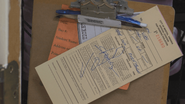 High school student makes it his mission to get 'speeding ticket' in hallway each day (WCYB)