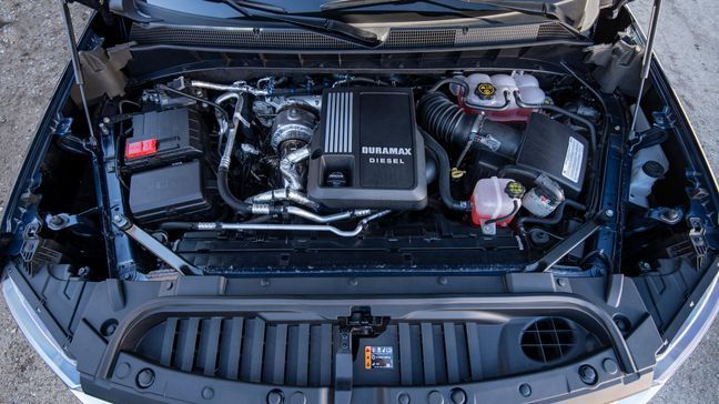 2020 Chevrolet Silverado Diesel engine (Image courtesy of General Motors)