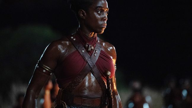  Lashana Lynch stars in The Woman King (Photo: Sony Pictures)