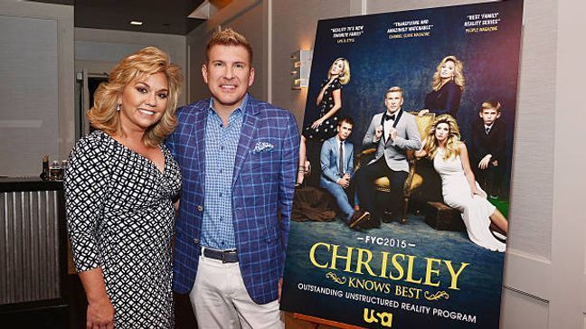 CHRISLEY KNOWS BEST -- "Chrisley  Knows Best ATAS FYC Screening at The London West Hollywood in Los Angeles on Monday, June 8, 2015" -- Pictured: (l-r) Julie Chrisley, Todd Chrisley -- (Photo by: Charley Gallay/USA Network)