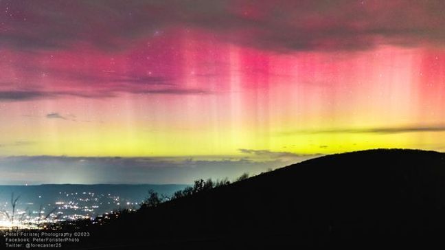 PHOTOS: Rare northern lights visible in skies across parts of country (Photo credit: Peter Forister via ChimeIn)