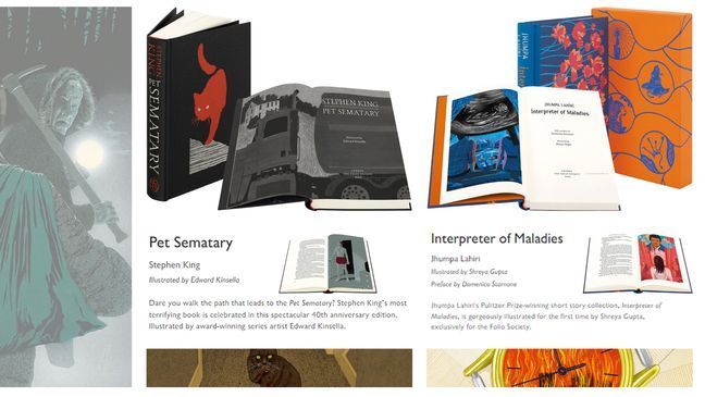 The Folio Society Summer 2023 Collection: Pet Sematary & Interpreter of Maladies (Photo: The Folio Society)