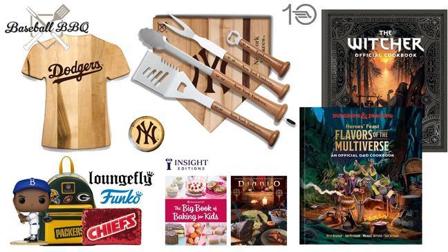 Holiday GIft Guide 2023: Last minute (Photo: Baseball BBQ, Ten Speed Press, Funko, Insight Editions)