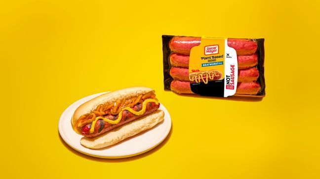 The Kraft Heinz Not Company announced the debut of their new plant-based hot dogs and sausages on Wednesday. (Photo courtesy of{&nbsp;}The Kraft Heinz Not Company LLC, credit Noah Fecks)