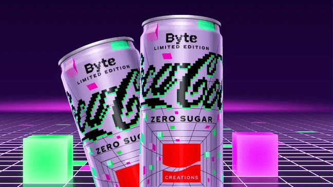 Coca-Cola creates a gaming-inspired drink that gives drinkers a taste of the "metaverse." (Photo: The Coca-Cola Company)