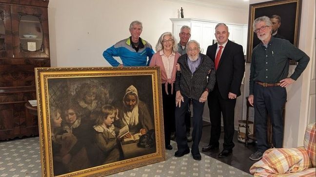 Historic 18th century painting stolen by mobsters returned 54 years later: FBI (Credit: FBI Salt Lake City)